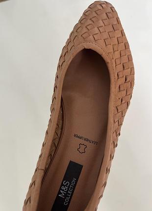 Шкіряні балетки marks&spencer