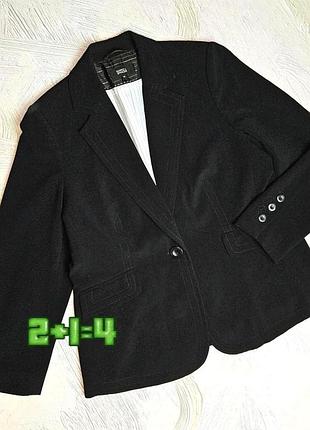 💝2+1=4** базовый черный женский пиджак жакет marks&spencer, размер 52 - 54
