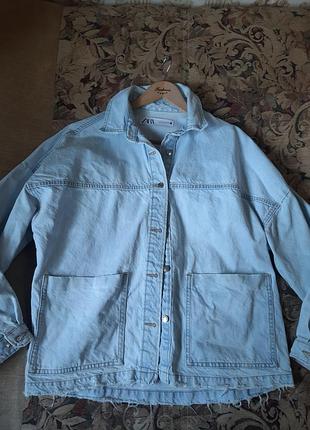 Джинсова куртка, джинсовка zara