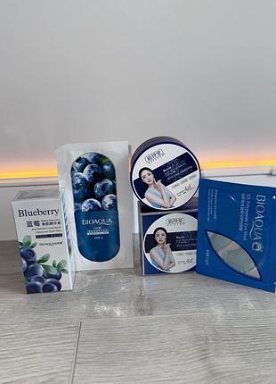 Набір 4в1🎁сироватка +патчі для обличчя+маска
