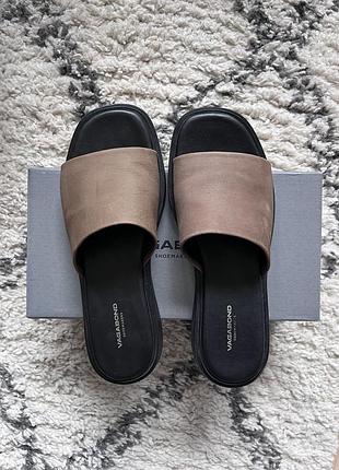 Замшеві шльопанці vagabond shoemakers connie