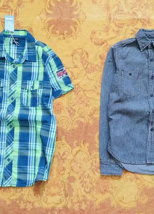 12-14 рок 158-164 зріст  isko. pepperts. крута джинсова сорочка та літня сорочка, теніска, стильна г