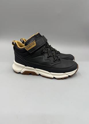 Утепленні шкіряні черевики geox flexyper 30, 31, 37, 39, 40, 41