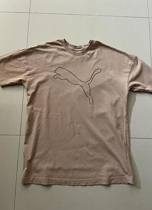 Футболка puma, розмір s, або xs оверсайз
