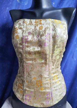 Атласний сатиновий корсет