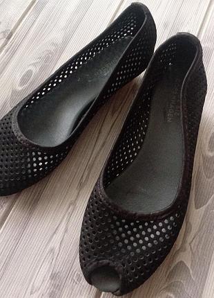 Кожаные летние туфли(нюанс)