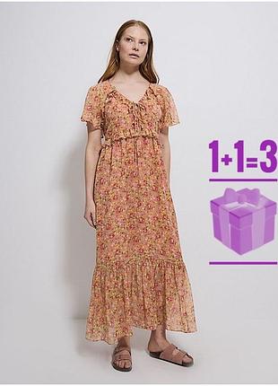 🥰 довга сукня з підкладкою в принт george 28