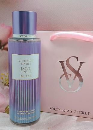 Парфумований міст для тіла та волосся love spell bliss victoria's secret.