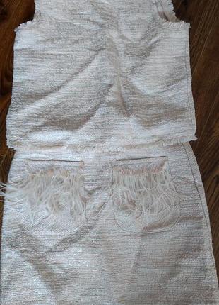 Костюм zara (очень красивый )xs состояние очень хорош)
