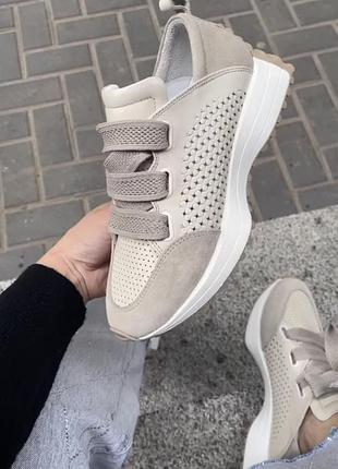 Кожаные женские кроссовки magza 37,5р.
