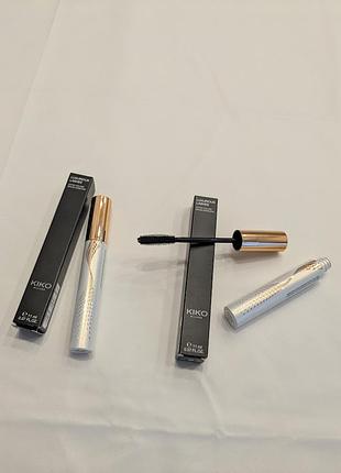 Тушь для ресниц kiko gossamer emotion creamy 119 lashes extra volume brush mascara