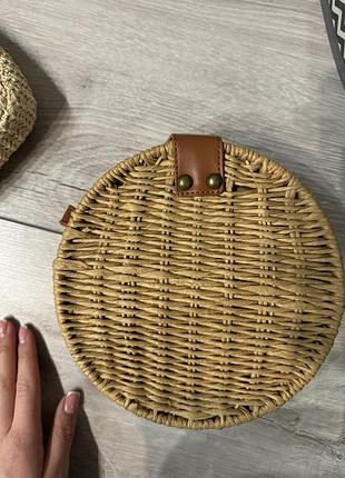 Сумка соломʼяна sinsay