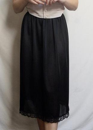 Довга нижня спідниця з мереживом ретро вінтаж для фотосесії фотозйомки ea