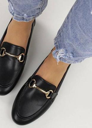 Туфли лоферы лоуферы primark туфли женские на низком ходу туфли с пряжкой слиперы. р41,5/42