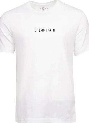 Оригінал футболка nike jordan olive air  dm3182-100 біла м l xl