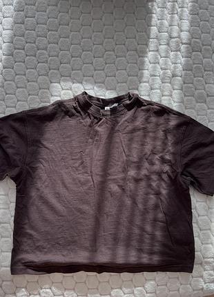 Футболка h&m коричнева