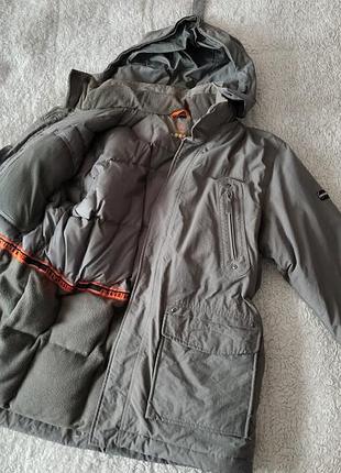 Чоловіча куртка зимова пуховик outventure хакі зелений