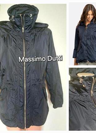 Брендова темно- синя вітровка,куртка,дощовик,massimo dutti