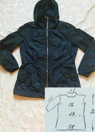 Брендовая темно- синяя ветровка, куртка,дождевик, massimo dutti3 фото