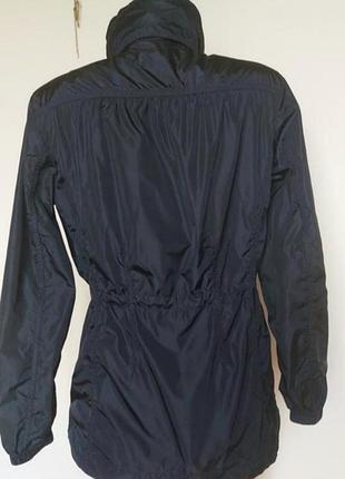 Брендовая темно- синяя ветровка, куртка,дождевик, massimo dutti9 фото