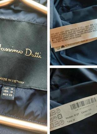 Брендовая темно- синяя ветровка, куртка,дождевик, massimo dutti5 фото