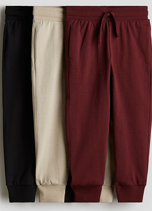 Комплект джоггеров 3 шт для мальчика, h&m