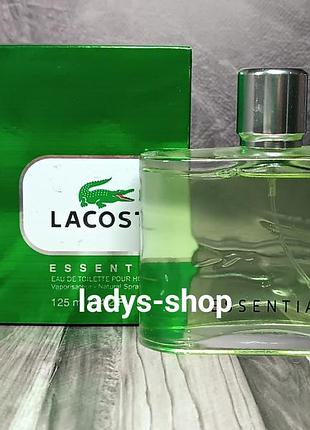 Чоловіча туалетна вода lacoste essential (лакоста ессеншіал) 125 мл