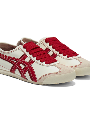Женские кеды трендовые asics onitsuka tiger mexico 66 cream samba snake year