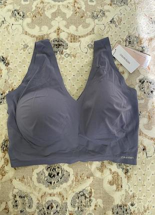 Невидимий бузковий топ/бралет/бюстгралтер безшовний