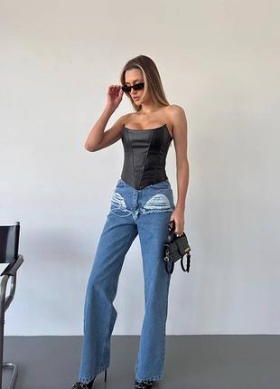 Корсет еко-шкіряний10 фото