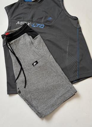 Чоловічий комплект nike шорти майка