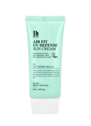 Air fit, солнцезащитный крем, защита от ультрафиолетовых лучей, spf 50/pa++++, 50 мл