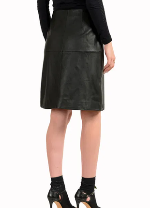 Спідниця єко шкіряна хаккі