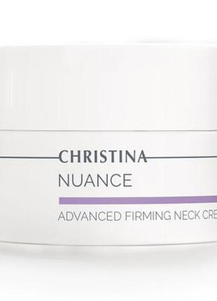Антивіковий ліфтинговий крем для шиї та декольте christina nuance advanced firming neck cresm