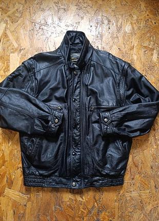 Шкіряна куртка косуха трансформер жилетка vera pelle