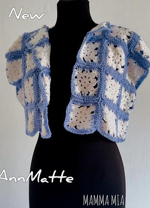 Кардиган з квадратів