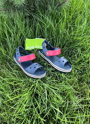 Дитячі сандалі крокси сабо сині . дитячі crocs босоніжки. сині крокси дитячі