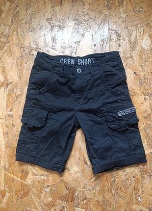 Коттоновые джинсовые стрейчевые оригинальные карго шорты alpha industries