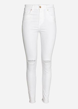 Джинси слім скін розрізи на колінах