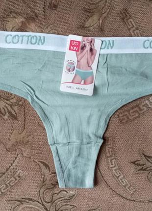 Разные цвета! стринги спорт коттоновые