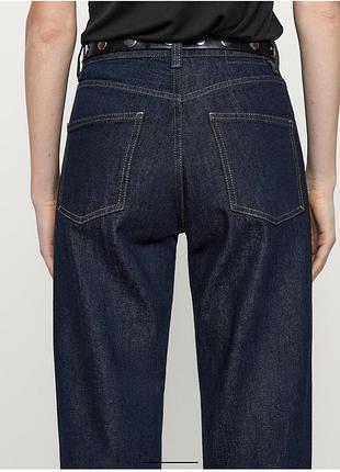 Прямі джинси висока посадка massimo dutti straight leg high waisted jeans
