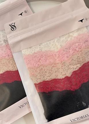 Стрінги кружевні набір victorias secret