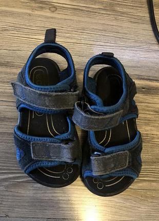 Босоніжки устілка 15,2 см р. 24 ecco сандалі