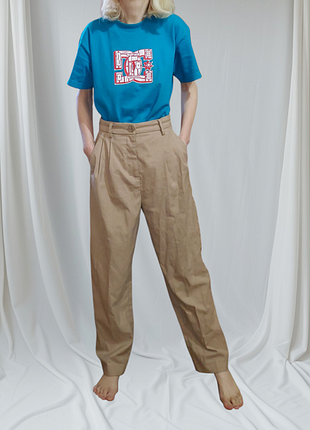 Брюки с защипами h&m бананы