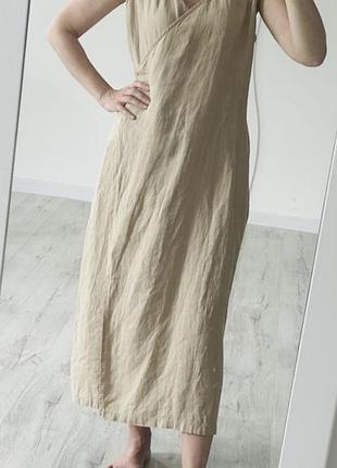 Платье плаття сукня сарафан льон лляне льняне zara mango 🥭