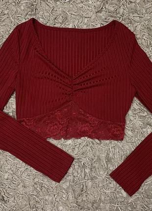 Топ з довгими рукавами