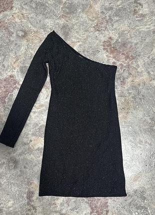 Zara сукня блискуча на одне плече