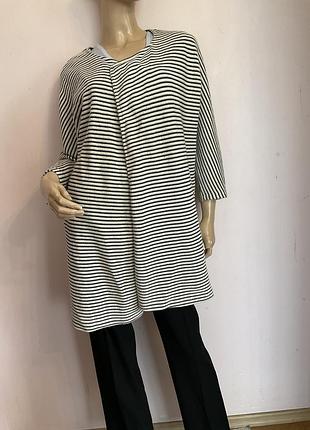 Подовжений кардиган в смужку/ xl/ brend etam