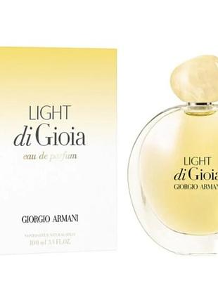 Парфумована вода жіноча giorgio armani light di gioia eau deparfum, 100 мл