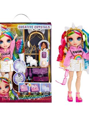 Кукла rainbow high creative crystals amaya, лялька рейнбоу хай амая крістал